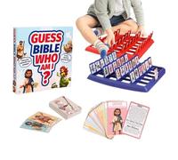 Gioco Indovina La Bibbia: Chi Sono Io | Classici 24 Personaggi Sacri Con Storie Di Vita E Carte In Versi | Gioco Educativo Interattivo, Indovina La Bibbia Chi Giochi Da Tavolo Per Famiglie Di Bambini
