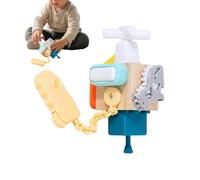 Gioco Interattivo per Bimbi Piccoli | Gioco in Legno per la Motricità Fine - Cubo Attività per Bambini | Per l'uso dalla culla all'asilo, per bambine, nella camera da , durante i viaggi in auto