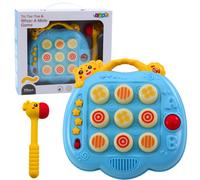 Gioco interattivo whac-a-mole con martelletto per bambini - blu