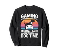 Gioco introverso Conversazione Minima Tempo Massimo del Cane Felpa