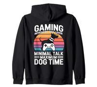 Gioco introverso Conversazione Minima Tempo Massimo del Cane Felpa con Cappuccio