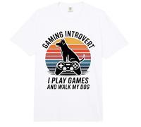 Gioco introverso Gioco E Cammino Il Mio Cane Comfort Colors Adult Heavyweight T-Shirt
