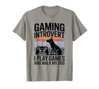 Gioco introverso Gioco E Cammino Il Mio Cane Maglietta