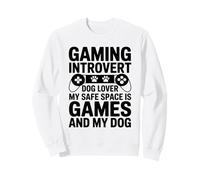 Gioco introverso Il Mio Spazio Sicuro Sono i Giochi e Il Mio Cane Felpa