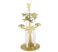 Gioco Knox Lights Bells Oro - Bell Piramide - Metallo - con 4 Candele Bianche