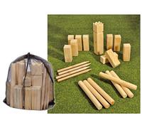 Gioco Kubb di Lancio Scacchi Prato Vichingo Giocattolo Esterno Legno