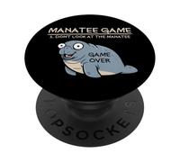Gioco lamantino non guardare il lamantino divertente lamantino PopSockets PopGrip Adesivo