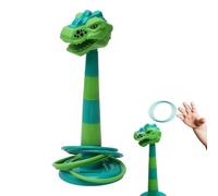 Gioco Lancio Anelli Per Bambini,Giocattolo Dinosauro Da Esterno Per Cortile - Gioco Del Lancio Degli Anelli All'aperto,Per Ragazzi E Ragazze, Per Campeggio, Spiaggia, Picnic, Raduni Familiari, Complea