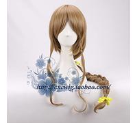 Gioco Legend Of Zelda Twilight Princess Blonde Braid Brown Long Heat Resistant Capelli Sintetici Cosplay Halloween + Cappuccio Per Parrucca Gratuito A