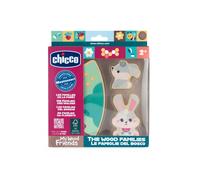 Chicco Personaggi in Legno My Wood Friends, Gioco sensoriale in legno,2 coniglietti,1 pezzo di puzzle,Ispirato al metodo Montessori,Collezionabili, Leggeri e facili da afferrare, Creare storie,2+ anni
