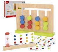 Gioco logico in legno con clessidra e modelli colorati TOOKY TOY