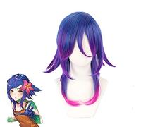 Gioco Lol Neeko Parrucche Cosplay il curioso camaleonte Gradiente breve parrucca sintetica resistente al calore Capelli Perucas