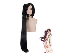 Gioco LOL Parrucca Cosplay Akali LOL Sexy apprendista Infermiera Akali Cosplay Capelli Nero Coda di cavallo Capelli sintetici Copricapo da donna