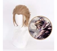 Gioco Lol Rakan Cosplay Parrucca in costume The Charmer Ig Skin Capelli sintetici corti Halloween Gioca parrucche QX- 125