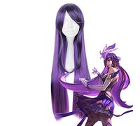 Gioco LOL Syndra Guardians Of Stars Parrucche Cosplay Sfumatura viola Resistente al calore Capelli sintetici Parrucca da donna di Carnevale di Halloween