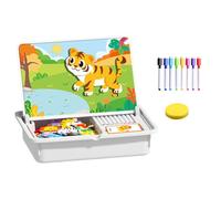 Gioco Magnetico di Travestimento,Puzzle Educativo Prescolare a Doppia Faccia,Giochi di Abbinamento Volto Magnetico - Regalo Vacanze Natale Asilo Scuola Materna Casa