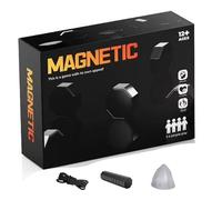 Gioco magnetico gioco magnetico portatile con corda per il pensiero strategico divertenti giochi da tavolo per famiglie per bambini e adulti 20 pezzi magnetici in scatola nera