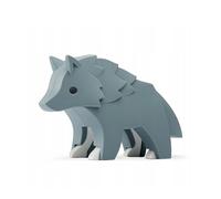 Gioco Magnetico Puzzle Animale Lupo