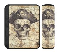 Gioco Mappa del Tesoro RPG Pirati 2 pz Spalline per seggiolino auto Cinghie Più Comfort Guida per SUV Protector para cinturón de carro