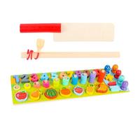 Gioco Memory Bambini,Giocattoli Divertenti Interattivi Educativi - Gioco Di Abbinamento Per Bambini Con Frutta E Numeri,Per Asilo Aula Casa Scuola A Casa Asilo Viaggi E Vacanze Compleanno E Feste