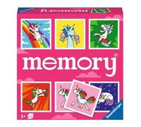 RAVENSBURGER - MEMORY® VERSIONE UNICORNS, 64 TESSERE, GIOCO DA TAVOLO, 3+ ANNI