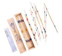 Gioco Mikado - 31 Pezzi Giocoo In Legno | Set Tradizionale Coreano Gogi 18cm Con Scatola | Gioco Ѕtrategia Coordinazione Mano Occhio Per Bambini Famiglia