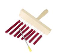 Gioco musicale per viaggiare con 8 pipe armonizzate. Strumento a percussione. Adatto per artisti ed educatori viaggiatori