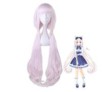 Gioco Nekopara Chocolat Vanilla Parrucca lunga Costume cosplay Donne Capelli sintetici resistenti al calore Halloween Party Giochi di ruolo Parrucche W-9129