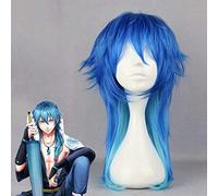 Gioco Omicidio drammatico Dmmd Seragaki Aoba Parrucca cosplay Ombre Blu Resistente al calore Capelli sintetici Anime Costume Parrucche + Cappellino parrucca KUWS271C