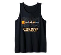 Gioco Over The Moon Sistema Solare Videogioco Mangiare Pianeti Canotta