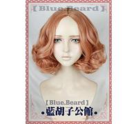Gioco P5 Persona 5 Haru Okumura Parrucca cosplay Breve parrucca sintetica resistente al calore arancione rosa Parrucca riccia corta Palcoscenico da festa come da foto