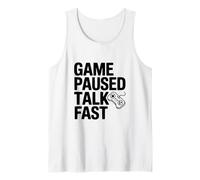 Gioco Pausa Talk Veloce Gamer Umorismo Canotta