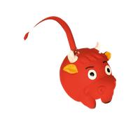 GIOCO PER ANIMALI KERBL Racing Bull Latex 9 cm