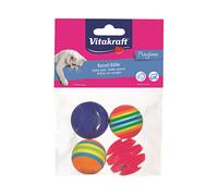 GIOCO PER ANIMALI VITAKRAFT 39906 palle con sonaglio set 4 pezzi