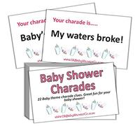 Gioco per Baby Shower, gioco dei mimi (lingua italiana non garantita)