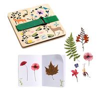 GIOCO PER BAMBINI '' BOTANICI IN ERBA '' - PRESSA PORTATILE DA MONTARE E PORTARE IN GIRO PER RACCOGLIERE E FARE ESSICCARE PIANTE E FIORI - CON ERBARIO- ETA' 5+