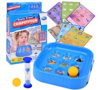 Gioco per bambini Brain Power - gara di velocità a soffio con numeri e alfabeto
