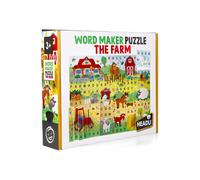GIOCO PER BAMBINI WORD MAKER PUZZLE THE FARM 3+ HEADU