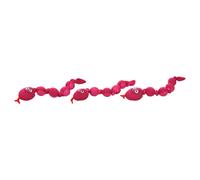Gioco per Cane Flamingo Snala Serpente Emoji Rosa, 85cm,Squeaker,Galleggiante