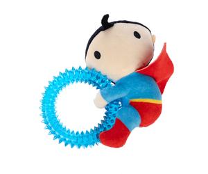 Gioco per cani DC Superman con anello - ca. L 17 x P 16 x H 5 cm