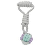 Gioco per cani Trixie Junior Palla con corda - L ca. 23 cm, Ø 6 cm