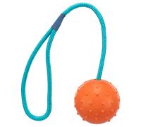 TRIXIE Palla in gomma naturale con corda 6cm/30cm