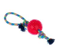 Gioco per cani zooplus Basics Corda con palla - Ø 10 x L 32 cm
