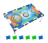 Gioco per cornhole all'aperto, set portatile per lanciare il sacco di fagioli, attrezzatura da gioco, applicazione per intrattenimento al coperto, scopo di riunione di famiglia, dispositivo di