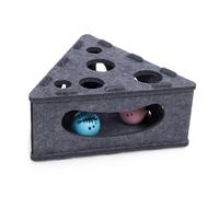 Gioco per gatti dall'intrattenimento prolungato in feltro CanadianCat - 1 pezzo - Giochi per gatti - 1° ORDINE? scegli lo sconto BZR5 / BZR20 + 200 punti fedeltà grigio