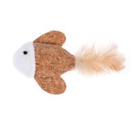 Gioco per gatti TIAKI Pesciolino di sughero con catnip - 1 pz