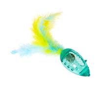 Gioco per gatti TIAKI topo con palla di erba gatta e piume - 1 pz