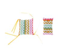 Gioco per gatti TIAKI Zig Zag Cuscinetto con catnip - Set da 2 pz