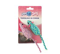 Gioco per gatti Topolino PetUp Joy Set da 2 pezzi da 7 cm in corda - Giochi per gatti - 1° ORDINE? scegli lo sconto BZR5 / BZR20 + 200 punti fedeltà