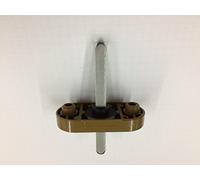 GIOCO PER MARTELLINA MANIGLIA PER FINESTRE DK OVALE Q7X45 CON BUSSOLE 9,5 GHIDINI